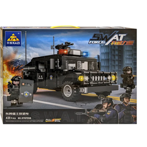 اسباب‌ بازی لگو پلیس و جیپ پلیس 431 قطعه KY67288_اسباب بازی لگو